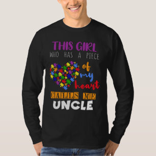 Farbror Biet Girl Puzzle Autism Awareness T Shirt