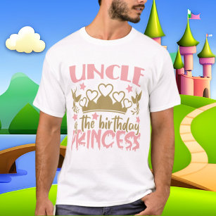 Farbror Birthday Princess ord art T Shirt