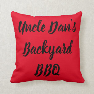 farbror Dan's Backyard BBQ Pillow Kudde