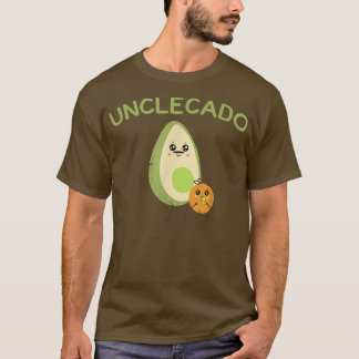farbror far avocado, lustigt tillkännagivande baby t shirt