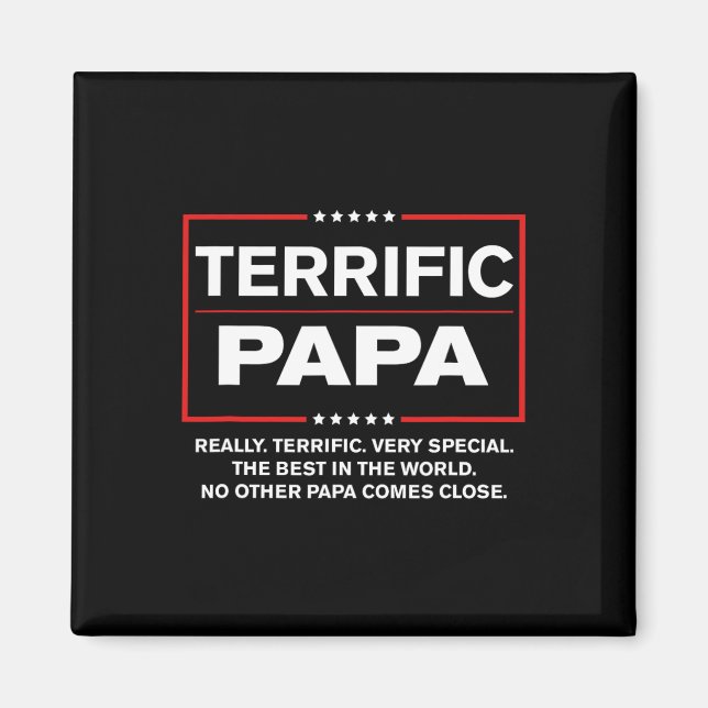 Farbror - Funny Donald Trump Underbara Pappa Magnet (Framsidan)