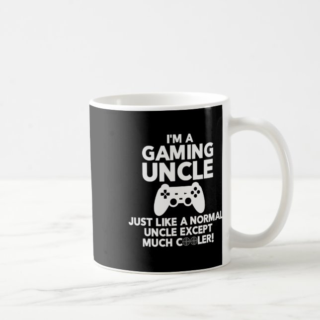 Farbror Gamer Funny Gaming Video Game Shirts Kaffemugg (Höger)