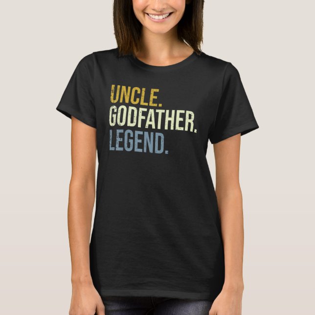 Farbror Godfather Legend Best Godfather Frieri Bap T Shirt (Framsida)