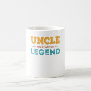 Farbror Godfather Legend christian baptism Kaffemugg