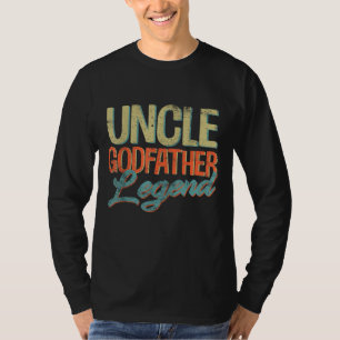 Farbror Godfather Legend Funny farbror Gifts Pappo T Shirt