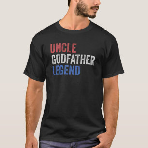 Farbror Godfather Legend Red White och Blue T Shirt