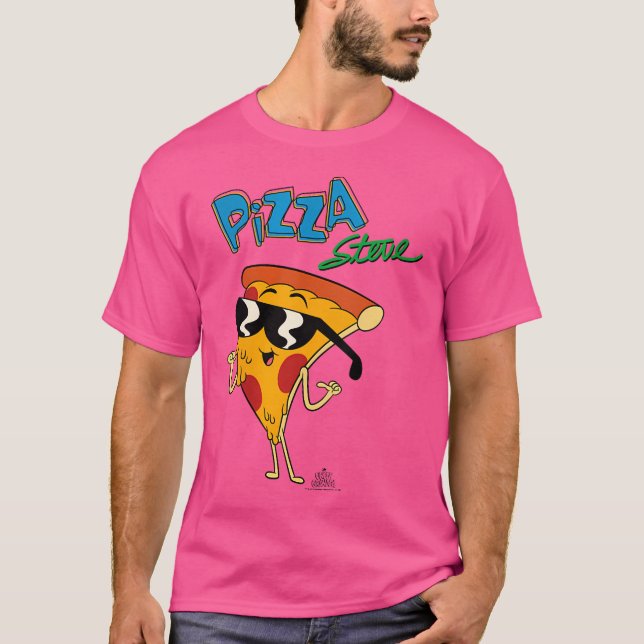Farbror Grandpa Pizza Steve T Shirt (Framsida)