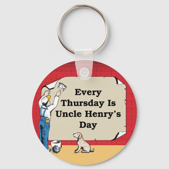 Farbror Henry's Keychain Nyckelring (Framsida)