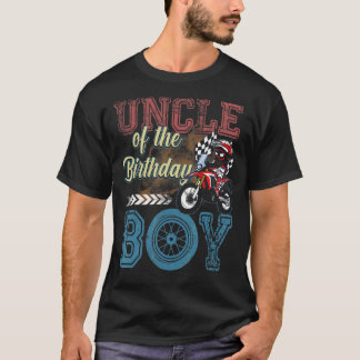 Farbror i Birthday Boy Dirt Bike B day motocros T Shirt