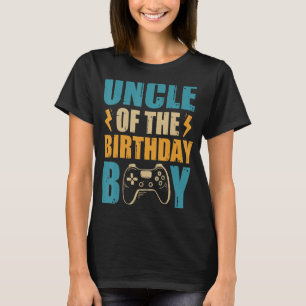 Farbror i Birthday Boy Gamepad Matching Family T Shirt