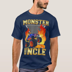 Farbror i Birthday Boy Monster Lastbil Matching F T Shirt