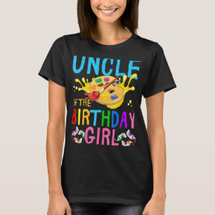 Farbror i Birthday Girl Painting Party Matching T Shirt