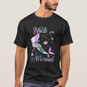 Farbror i Birthday Girl Sjöjungfru Party Family Mo T Shirt
