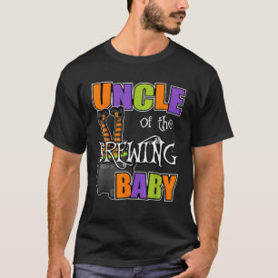 Farbror i Brewing Baby Halloween Theme Baby Shower T Shirt