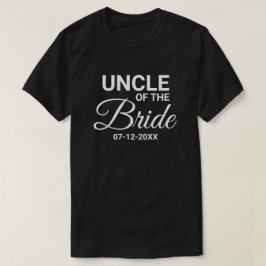 Farbror i Bride Bröllopsfest Matching Family T Shirt