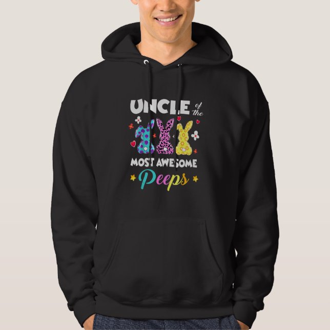 Farbror i de flesta Fantastisk Bunnies Cute Gnome  Hoodie (Framsida)