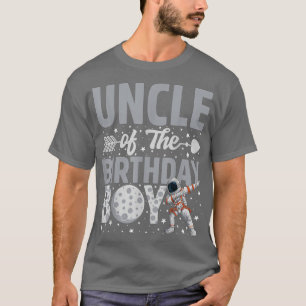 Farbror i födelsedagens Astronaut Boy Space Theme T Shirt