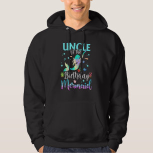 Farbror i födelsedagens Sjöjungfru Lilla Matching  Hoodie