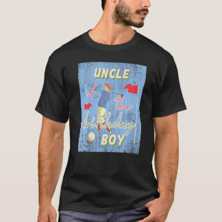 Farbror i födelsedagspojken Golf Theme Matching Fa T Shirt