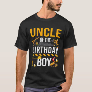 Farbror i födelsedagspojken Tio Bday Family Matchi T Shirt