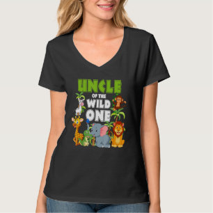 Farbror i Vild 1 Zoo Birthday Safari Jungle A T Shirt