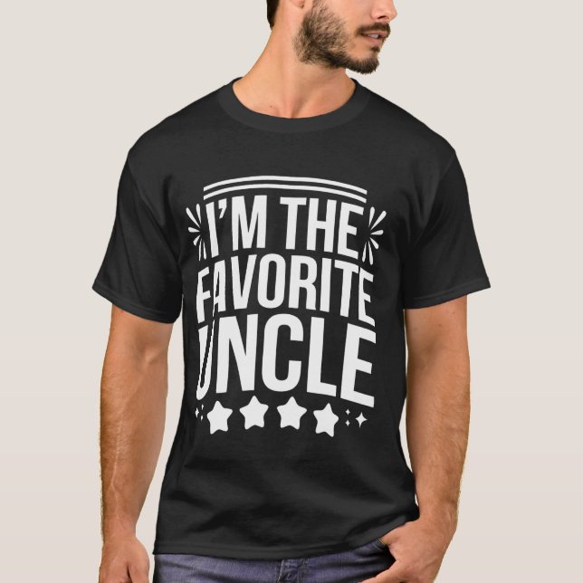 Farbror jag är den favorit farbror t shirt (Framsida)