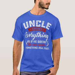 farbror Knows Allting Manar Den ädny Vintage farbr T Shirt