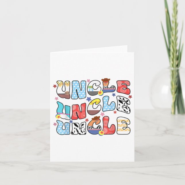 Farbror Leksak Funny Story Grandpa Fars dag Womens Kort (Framsida)