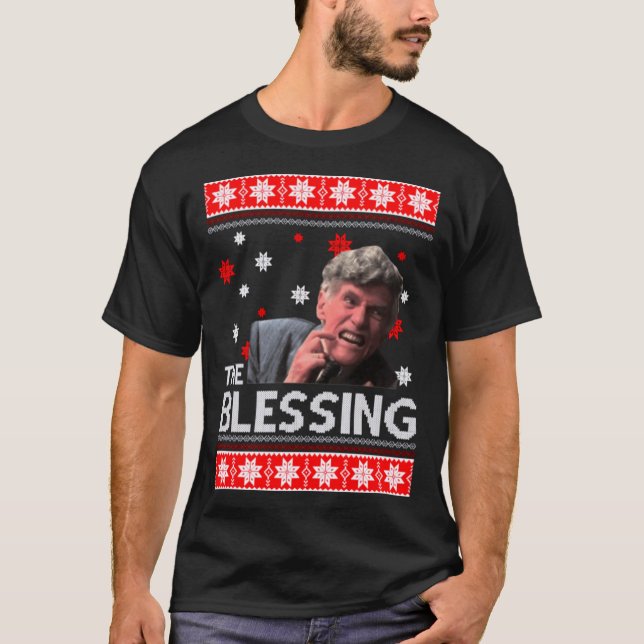 Farbror Lewishe välsignar julledighetspojken T Shirt (Framsida)