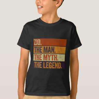 Farbror Mannen Myten Legenden Rolig Retro Pappa T Shirt