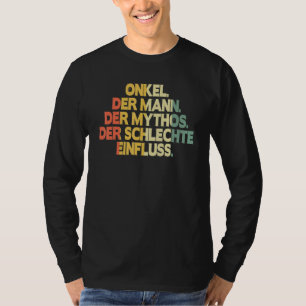 Farbror mannen på myten, den förklarande retro t shirt