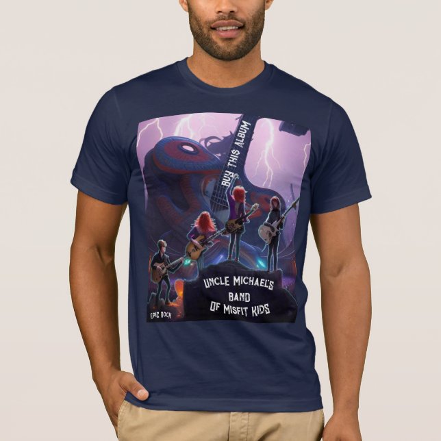 Farbror Michael's Band of Misfit Kids T Shirt (Framsida)