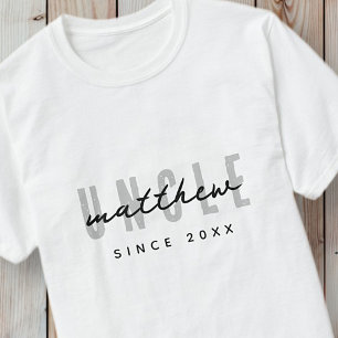 Farbror Modern Elegant Simple Fars dag T Shirt