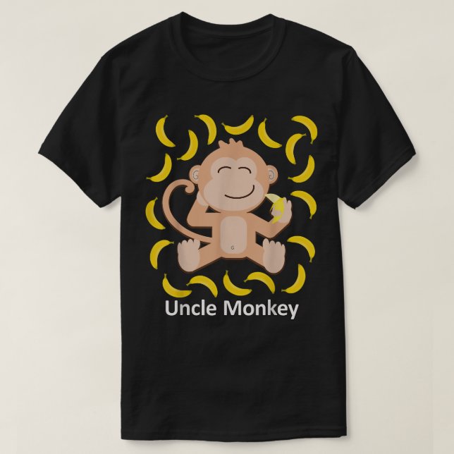 Farbror Monkey Banana Design Sassy Monkey Bananas T Shirt (Design framsida)