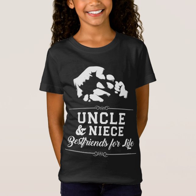 Farbror Niece Friends Fist Bump Avuncular Family C T Shirt (Framsida)
