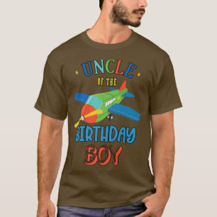 Farbror på födelsedagspojkens flygplan Matching T Shirt
