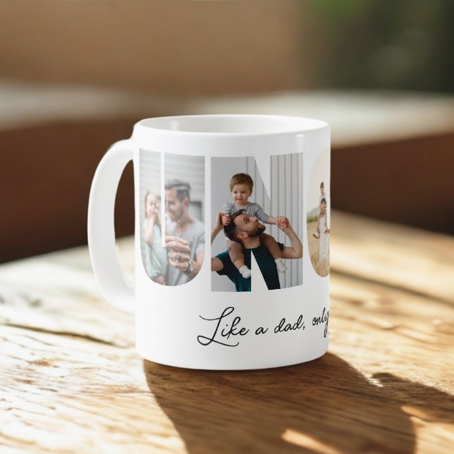 Farbror Photo Collage 5 Bilder Collage Kaffemugg (Skapare uppladdad)