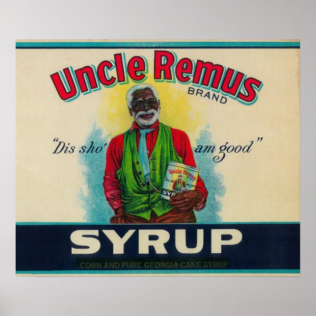 Farbror Remus Syrup LabelCairo, GA Poster (Framsidan)