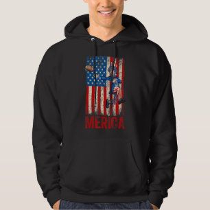 Farbror Sam 4:e juli Boys Manar American U Hoodie
