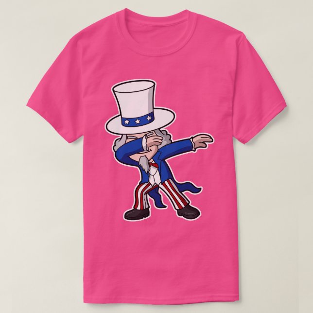 Farbror Sam 4:e juli Parad Independence day T Shirt (Design framsida)