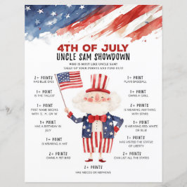 Farbror Sam 4:e juli Party Game