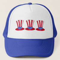 Farbror Sam 4 juli USA Patriotic American Flagga