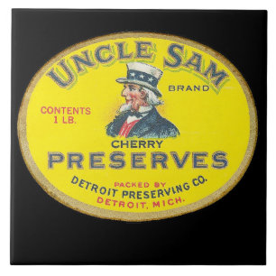 Farbror Sam Cherry Preserve Kakelplatta