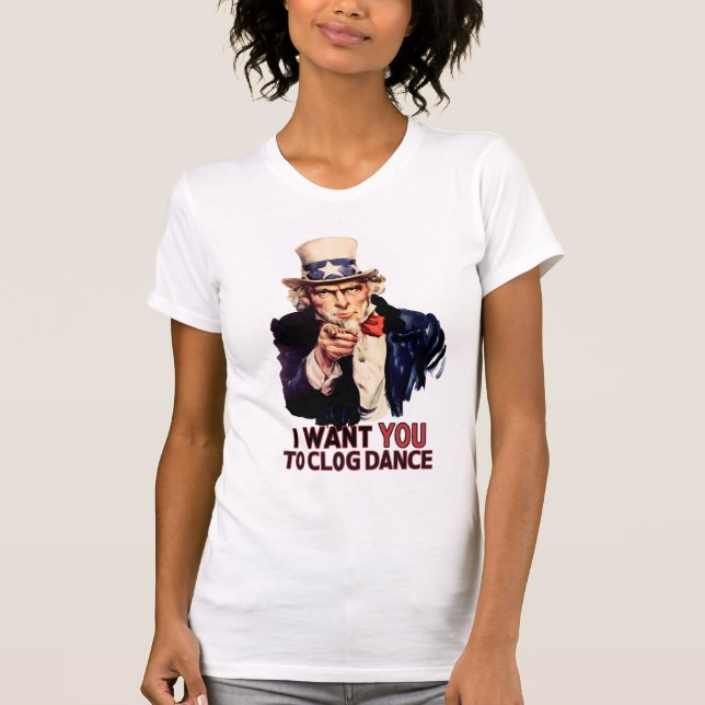 farbror Sam CloggDance T-shirt (Framsida)