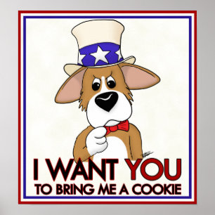 Farbror Sam Corgi Poster