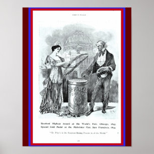 Farbror Sam, Dam Liberty, dr Pris Baking Powder Poster