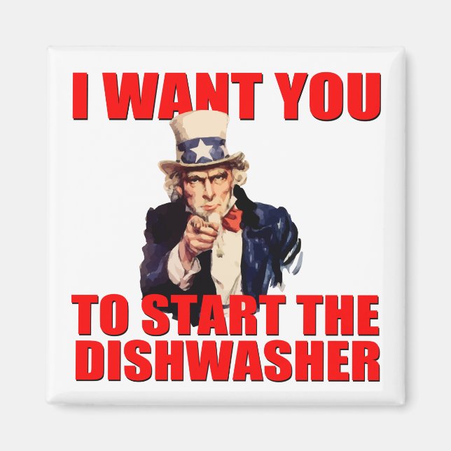 farbror Sam Dishwasher magnet (Framsidan)
