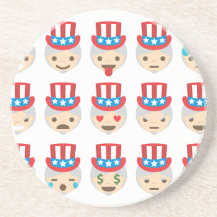 farbror sam emoji underlägg sandsten