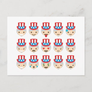 farbror sam emoji vykort