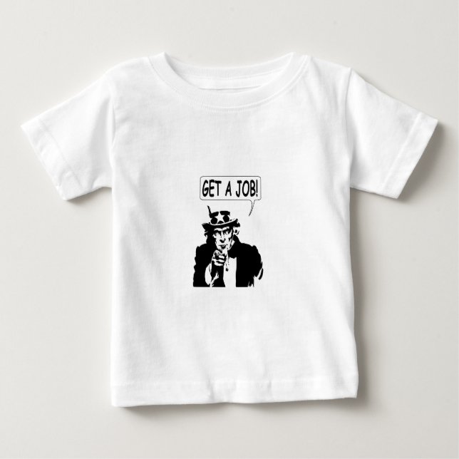 Farbror Sam får ett jobb Tee Shirt (Framsida)